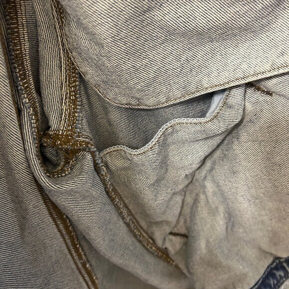 Men's Made in USA; Harley Davidson “Biker Blues” Jean Bomber Jacket- Size 2 XL - Picture 10 of 16